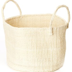 Natural Cream Sisal Floor Baskets